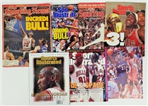 1980s-1990s Michael Jordan Chicago Bulls Sports Illustrated & Sporting News Magazines & more  (Lot of 50+)