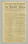 1884 The Nations Choice Campaign Goods Newspaper Advertisement Page
