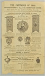 1884 The Nation's Choice Campaign Goods Newspaper Advertisement Page