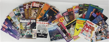 1940s-2000s Baseball Programs, Magazines, Score Cards, Yearbooks (Lot of 125+)