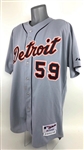 2005 Justin Verlander Detroit Tigers Signed Road Jersey (MEARS A10/JSA)