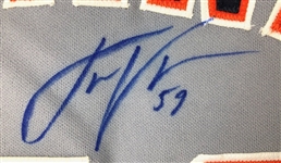 2005 Justin Verlander Detroit Tigers Signed Road Jersey (MEARS A10/JSA)
