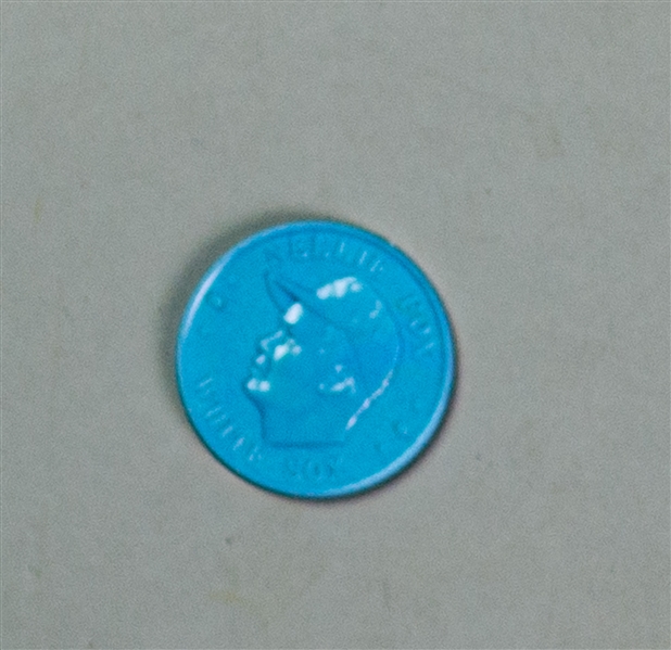 1960 Nellie Fox Chicago White Sox Armour Hot Dog Blue Plastic Coin
