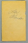 1968 Lew Alcindor UCLA Bruins Signed Page (JSA)