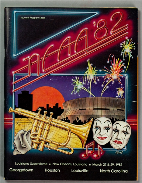1982 NCAA Final Four Louisiana Superdome Program