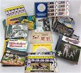 1970s-2000s Milwaukee Brewers Scorebooks, Programs, Magazines & more (Lot of 55+)