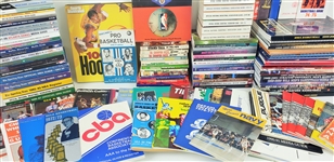 1950s-2000s Baseball, Football, Basketball, Hockey Media Guides, Record Books, and more (Lot of 230+)