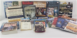 1950s-2000s Baseball, Football, Basketball, Hockey Media Guides, Record Books, and more (Lot of 230+)