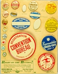 1930s-1940s Green Duck Co. Pinback Buttons (Lot of 20)