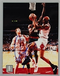 1995-98 Dennis Rodman Chicago Bulls Signed 8" x 10" Photo (JSA)