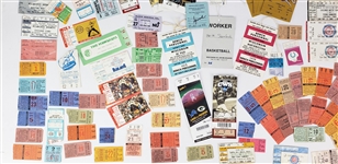 1960s-2000s Baseball, Basketball, & Football Ticket Stubs Including Milwaukee Brewers, Milwaukee Bucks & more (Lot of 100+)
