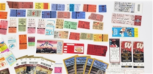 1960s-2000s Baseball, Basketball, & Football Ticket Stubs Including Milwaukee Brewers, Milwaukee Bucks & more (Lot of 100+)