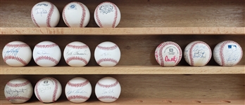 1980s-2000s Signed Baseball Collection - Lot of 14 w/ Robin Yount, Dave Parker, Keith Hernandez & More (JSA)