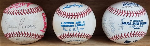 1980's-2000's Signed Baseball Collection - Lot of 14 w/ Robin Yount, Dave Parker, Keith Hernandez & More (JSA)