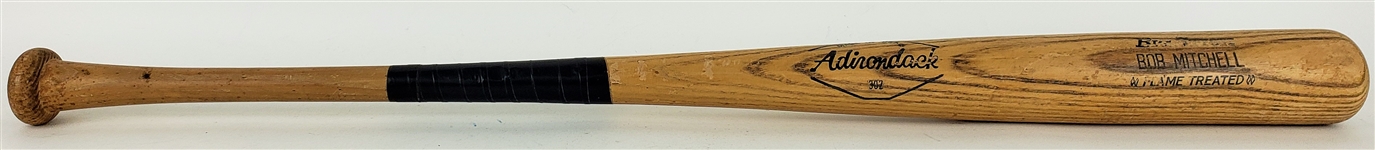 1973-75 Bob Mitchell Milwaukee Brewers Adirondack Professional Model Game Used Bat (MEARS LOA)