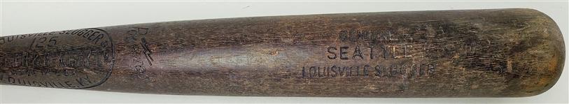 1969 Seattle Pilots H&B Louisville Slugger Professional Model Bat Section (MEARS LOA)