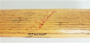 1967-68 Ted Kubaik Kansas City/Oakland Athletics Signed H&B Louisville Slugger Professional Model Game Used Bat (MEARS LOA/JSA)
