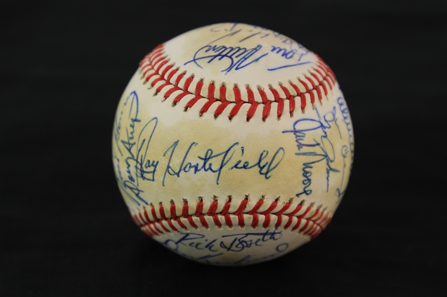 1978 Toronto Blue Jays Team Signed OAL MacPhail Baseball w/ Roy Howell, Rico Carty, Garth Iorg 30 Signatures Including & More (JSA)