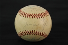 1979 California Angels Team Signed Baseball w/ 21 Signatures Including Bert Campaneris, Frank Tanana, Joe Rudi  & More (JSA)