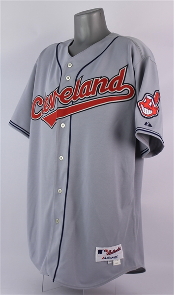 2005 Eddie Murray Cleveland Indians Game Worn Road Jersey (MEARS A10/Indians Charities)