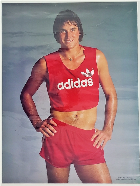 1983 Dwight "The Catch" Clark San Francisco 49ers Adidas 19 x 25 Poster