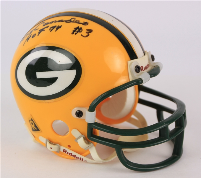 1990s Tony Canadeo Green Bay Packers Signed Mini Helmet (JSA)