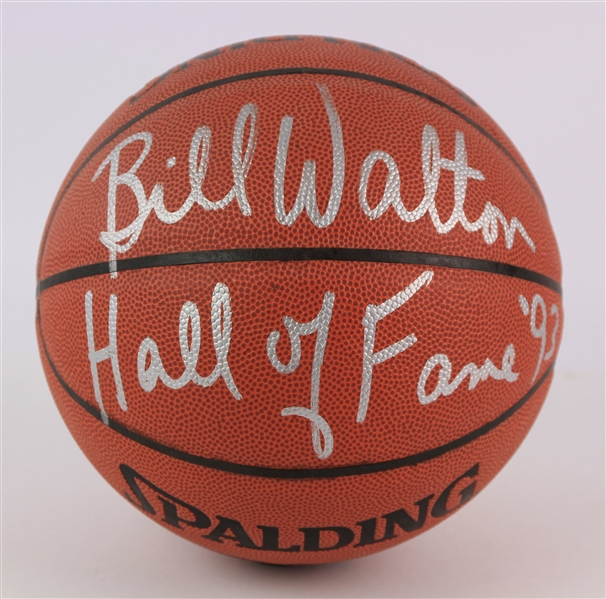 1995 Bill Walton Portland Trail Blazers Signed Basketball (JSA)