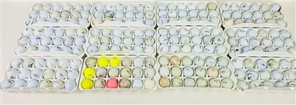 Huge Golf Ball Collection 600+ Callaway Pinnacle Nike Spalding Top Flite Strata Max Fli and More