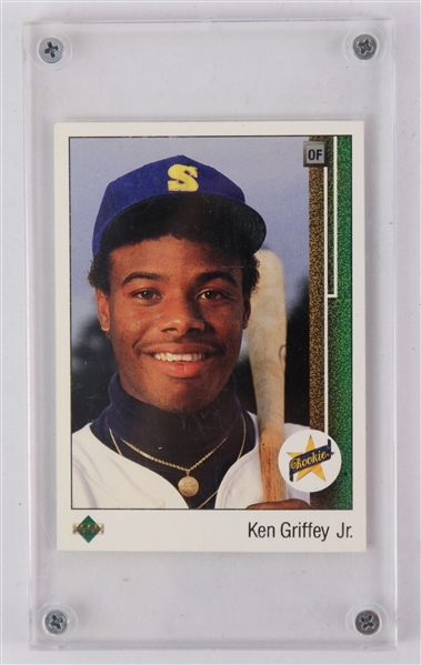 1989 Ken Griffey Junior Seattle Mariners Upper Deck #1 Rookie Trading Card