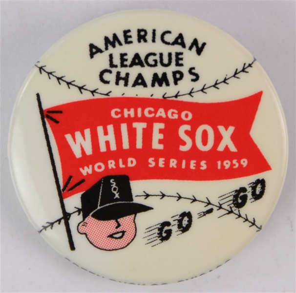 1959 Chicago White Sox American League Champions 1 3/8" Pinback Button