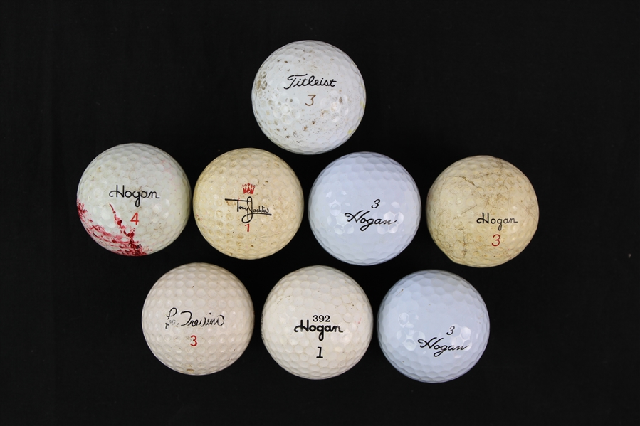 1970s-80s Ben Hogan Lee Trevino Tony Jacklin Golf Ball Collection - Lot of 9