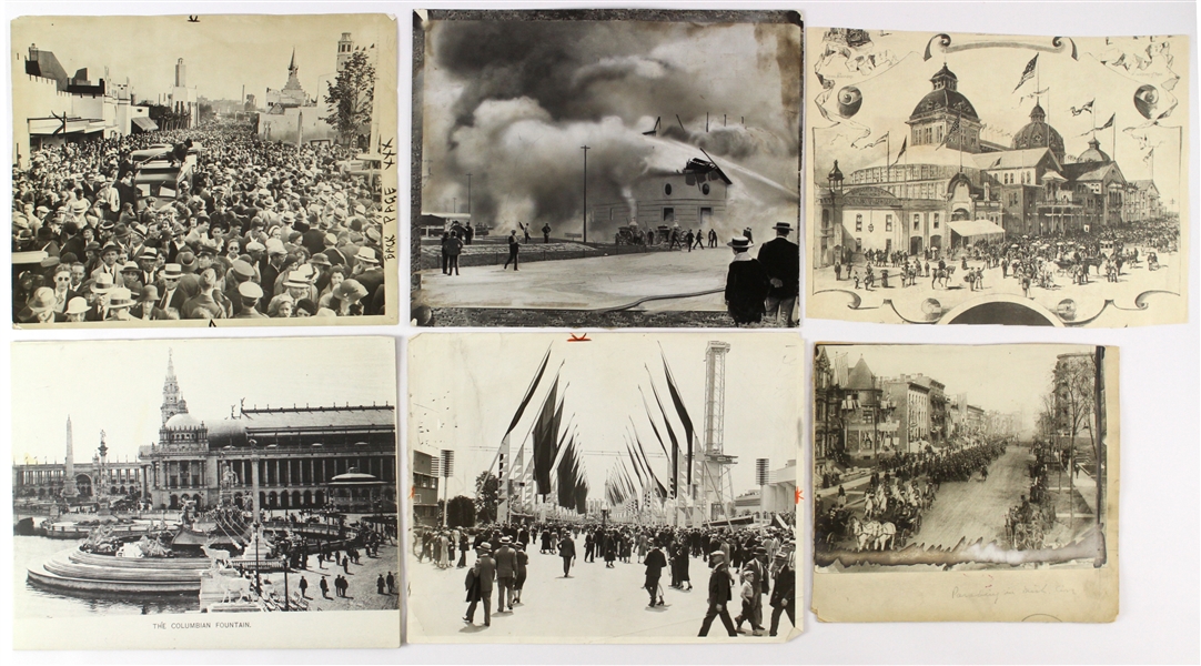 1890s-1960s Worlds Fair Oversize Original Photo Collection - Lot of 8