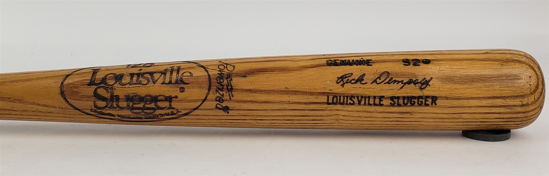 1980-83 Rick Dempsey Baltimore Orioles Louisville Slugger Professional Model Game Used Bat (MEARS LOA)