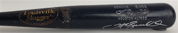 2002-05 Jeff Bagwell Houston Astros Signed Louisville Slugger Professional Model Game Used Bat (MEARS A10/JSA)