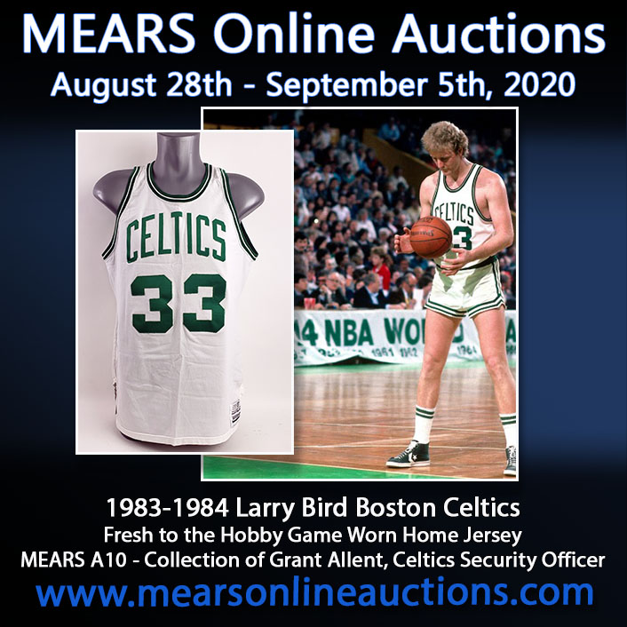 Larry Bird Front Signed Boston Celtics Home Jersey