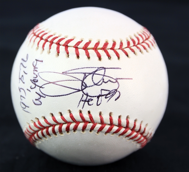 2000s Jim Palmer Baltimore Orioles Signed OML Selig Baseball (JSA)