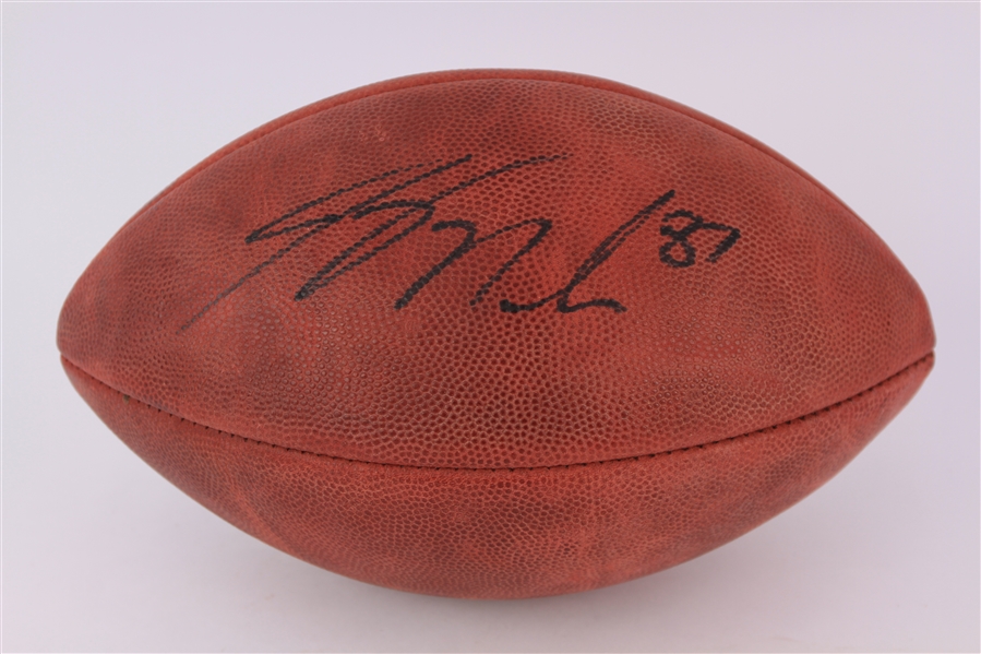 2011-12 Jordy Nelson Green Bay Packers Signed ONFL Goodell Football (Packers COA)