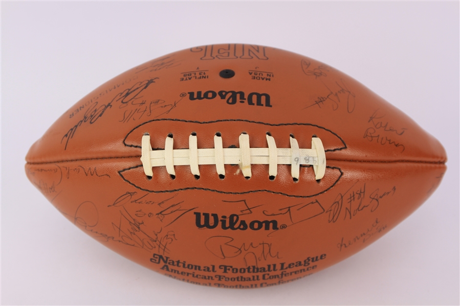 1986 Green Bay Packers Team Signed Wilson Rozelle Football w/ 40+ Signatures Including James Lofton, Forrest Gregg, Randy Wright & More (*PSA/DNA*)