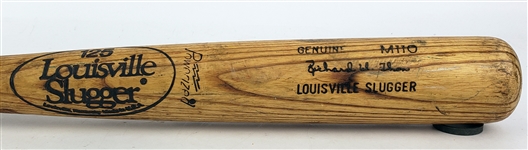 1981-83 Dickie Thon Houston Astros Louisville Slugger Professional Model Game Used Bat (MEARS LOA)