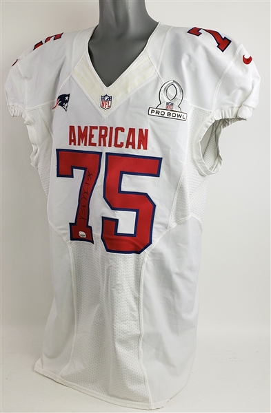 2013 Vince Wilfork New England Patriots Signed Pro Bowl Jersey (MEARS A5 & PSA/DNA)