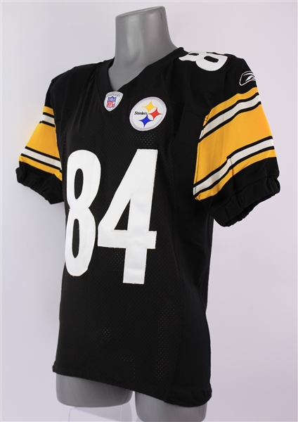 2010 Antonio Brown Pittsburgh Steelers Home Jersey (MEARS A5)