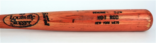 1992-96 Todd "Hot Rod" Hundley New York Mets Louisville Slugger Professional Model Game Used Bat (MEARS LOA) 