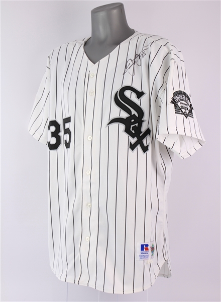 1997 Frank Thomas Chicago White Sox Signed Home Jersey (MEARS LOA/JSA)