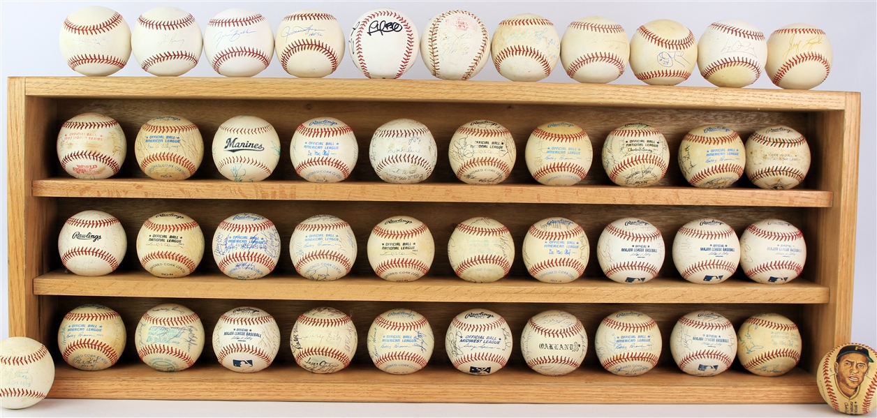 1960s-2000s Team & Multi Signed Baseball Collection - Lot of 60+