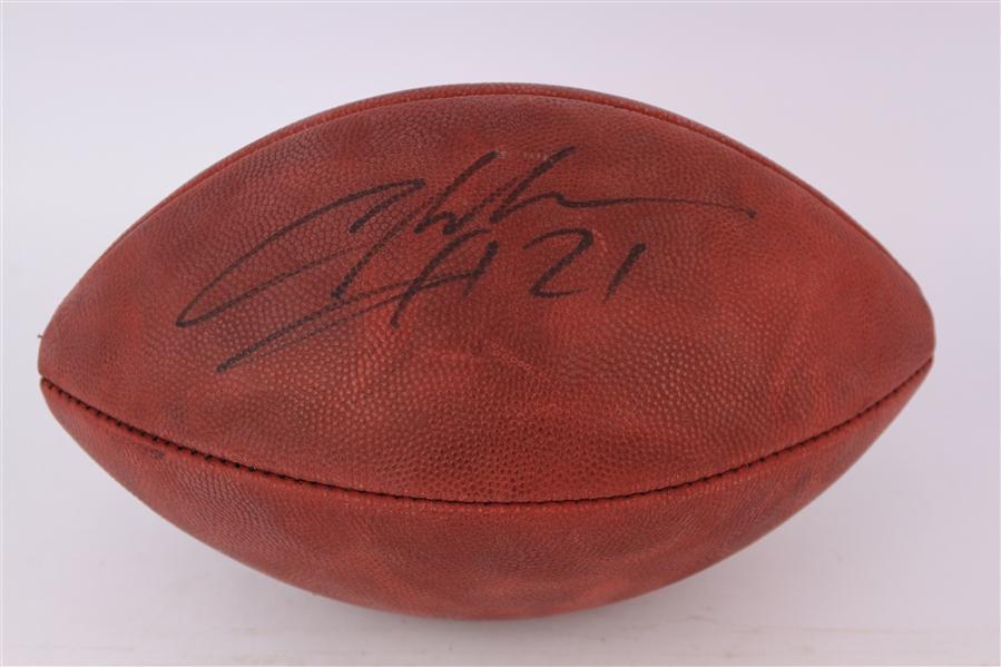2006-12 Charles Woodson Green Bay Packers Signed ONFL Goodell Football (JSA/Packers COA)