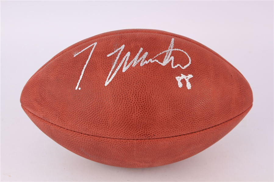 2015-18 Ty Montgomery Green Bay Packers Signed ONFL Goodell Football (JSA)