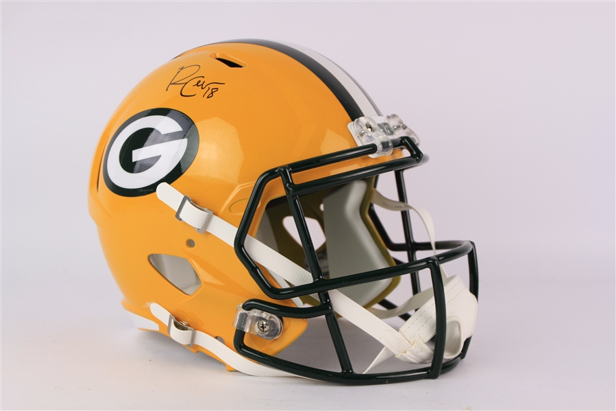 2011-18 Randall Cobb Green Bay Packers Signed Full Size Display Helmet (JSA)