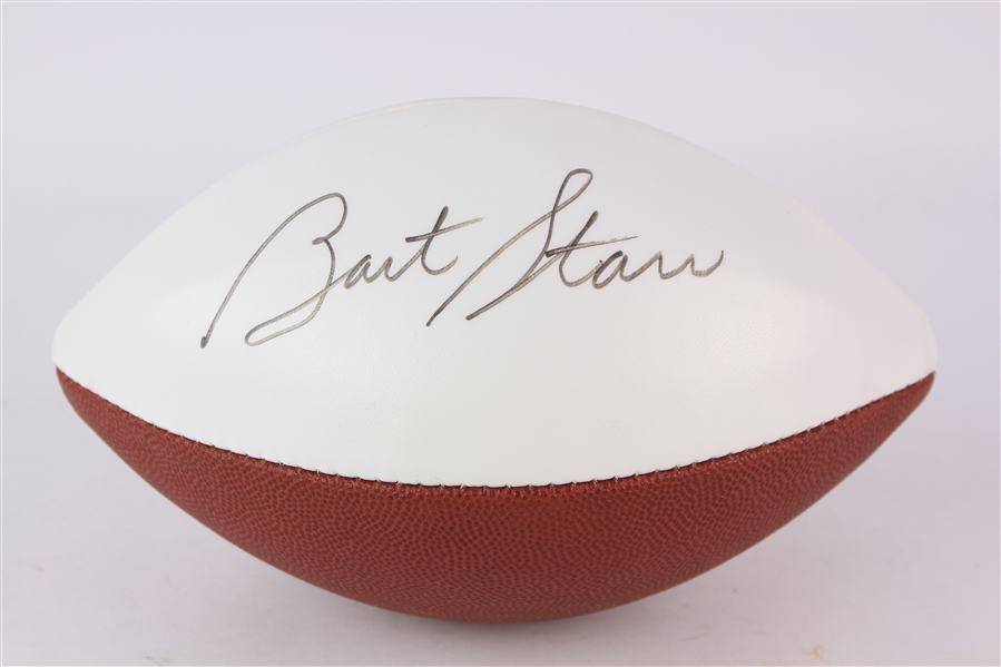 2002 Bart Starr Green Bay Packers Signed Vince Lombardi Golf Classic Commemorative Football (JSA) 1/15