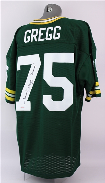 2000s Forrest Gregg Green Bay Packers Signed Jersey (JSA)