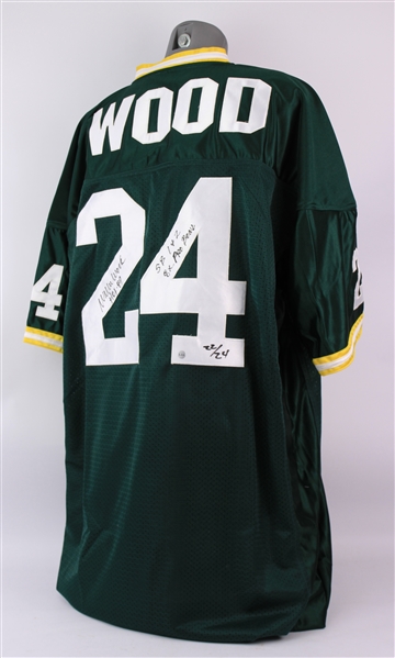 2005 Willie Wood Green Bay Packers Signed Jersey (JSA)